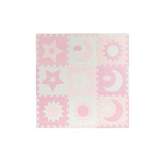 Tapete Puzzle Sensorial 3D Momi Nebe Pink - 1