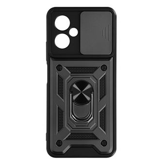 Capa Avizar para Redmi Note 12 5G com protector de camara e anel suporte video Preto - 1