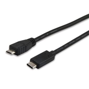 Cabo Usb Equip Cabo USB 2.0 C para Micro-B, M/M, 1,0 m | Preto - 1