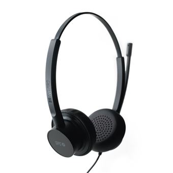 Auscultadores de Diadema SPC Brave Pro com Conexão USB-A | Cancelamento de Ruído | Controlo Remoto | Microfone Ajustável - Preto - 1