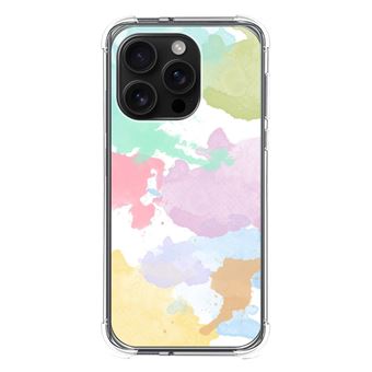 Capa de silicone TUMUNDOSMARTPHONE anti-choque para iPhone 16 Pro (6.3) | Design aquarela 11 - 1