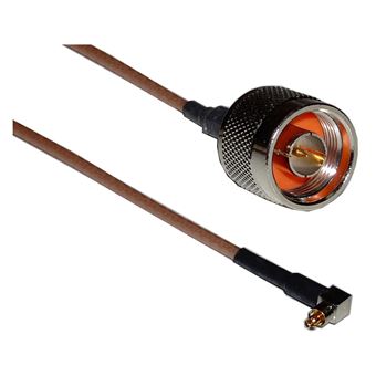 Cabo RG-316 Macho MC-Card Lucent/N-Macho de 20cm - 1