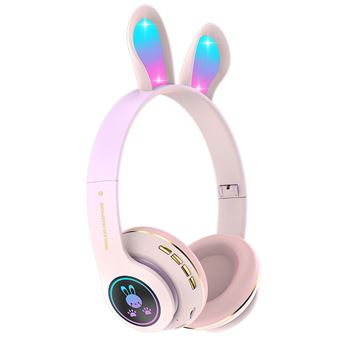 Auscultadores Rabbit Ear Bluetooth Skyhe PM-08 - Rosa - 1