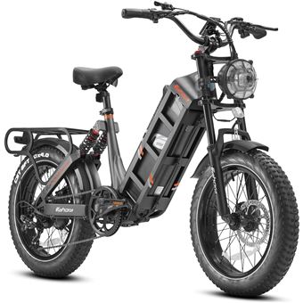 Bicicleta Elétrica eAhora Juliet | 48V | 60ah | 1000W | Preto - 1