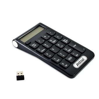Mini Teclado Numérico Wireless Andowl Q-JP30 | Preto - 1