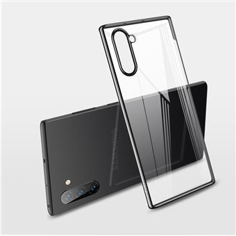Capa Magunivers de TPU Transparente Rígido Preto para Samsung Galaxy Note 10/Note 10 5G