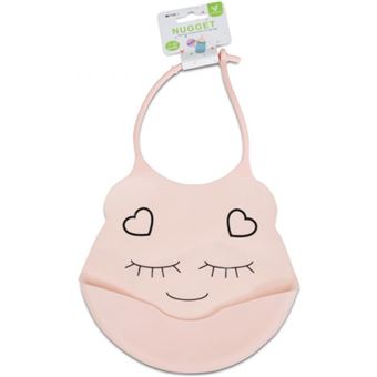 Babete de Silicone Cangaroo Nugget | Rosa - 1