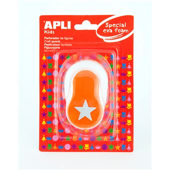 Furador Manualidades Apli Estrela (Papel/Eva) 2,54 cm  13298 - 1