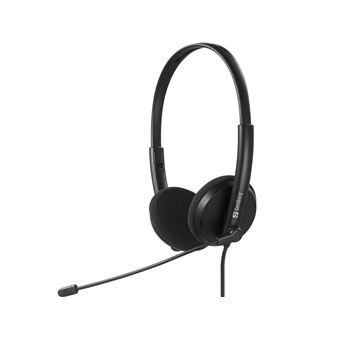 Auscultadores Sandberg USB-C Office Headset | Preto - 1