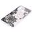 Capa TPU padrão impresso incrustado com glitter laço preto para Samsung Galaxy A50_2