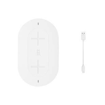 Carregador de dispositivos móveis Juice Duo Pad interior Branco