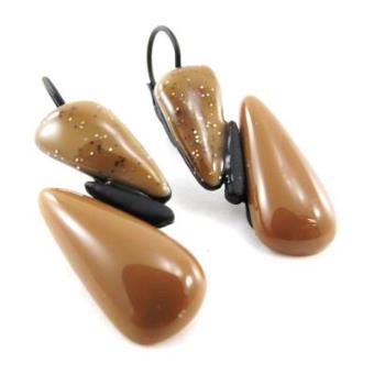 Brincos" Safari " caramelo - 1