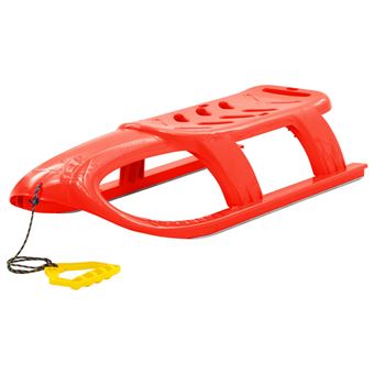 Trenó vidaXL para crianças 102,5x40x23 cm polipropileno vermelho - 1