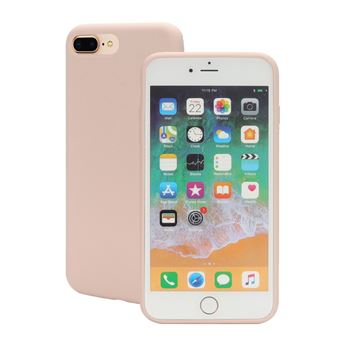 Capa Magunivers silicone borda enrolada suave Rosa para Apple iPhone 8 Plus/7 Plus - 1