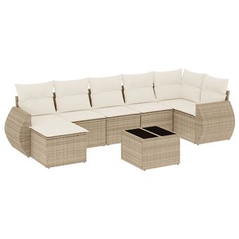 Banco para Exterior VidaXL 3221677 | Creme - 1