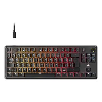 Teclado Gaming com Fios Corsair K70 CORE TKL | Idioma: Belga | Preto - 1