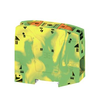 Bloco de Terminais Weidmüller A2C 95/120 PE | Verde, Laranja, Amarelo - 1