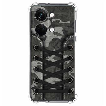 Capa Tumundosmartphone de silicone anti-choque para Oneplus Nord 3 5G design Tênis 15 desenhos - 1