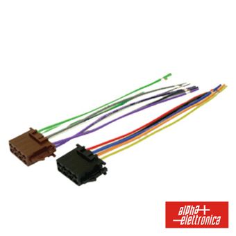 Ficha Para Auto-Rádio Alpha-Elettronica Fêmea (Iso) - 1