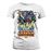 T-shirt para Mulher Justice League - Team Up! | Branco | L_0