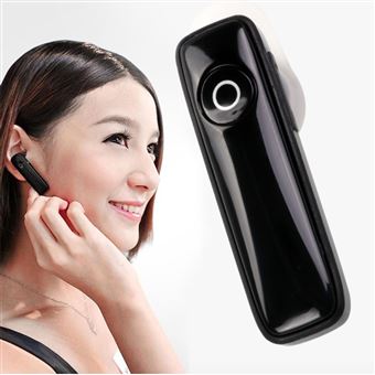 Auricular Mini Bluetooth Magunivers Novo com Microfone para iPhone Samsung Sony Preto - 1