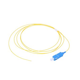 Cabo de Fibra Ótica Extralink Pigtail SC/UPC Modo simples , 900um G.657A 1,5m | Amarelo - 1