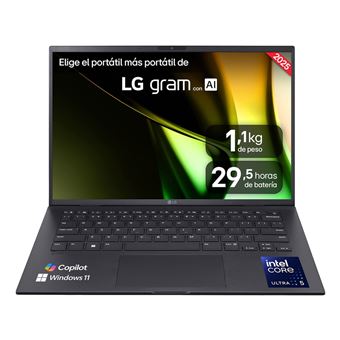 Computador Portátil LG Gram 14Z90S | 14'' | Intel Core Ultra 7 155H | 16 GB | SSD 512GB - 1