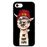 Capa Hapdey para iPhone 7 - 8 Design No ProbLlama em Silicone Flexível e TPU Preto_0