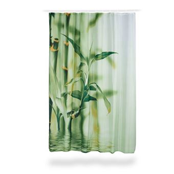 Cortina de Banho Relaxdays 10020754 | Bamboo - 1