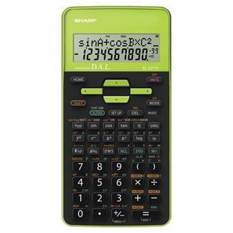 Sharp EL531TH calculadora Bolso Calculadora científica Preto, Verde - 1