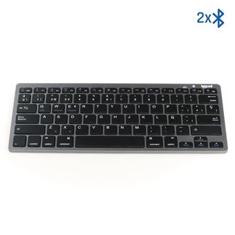 Teclado Wireless iggual IGG316917 | Cinzento - 1