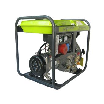 Gerador Elétrico Varan Motors Energia Diesel 5.0Kva, 1 X 400V, 1 X 230V, 1 X 12Vdc Cinzento - 1