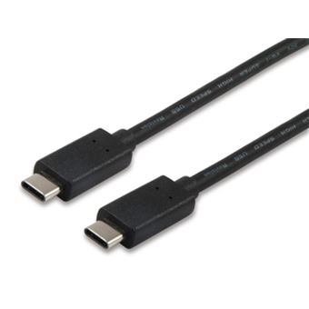Cabo Usb Equip Cabo USB 2.0 C para C, M/M, 1,0 m, PD 60W | Preto - 1