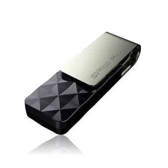 Unidade de Memória Usb Silicon Power Blaze B30 | Preto - 1