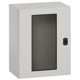 Caixa para Quadros Elétricos Legrand Atlantic IP66 Metal Enclosure with Glass Door 800mm x 600mm x 300mm | Cinzento - 1
