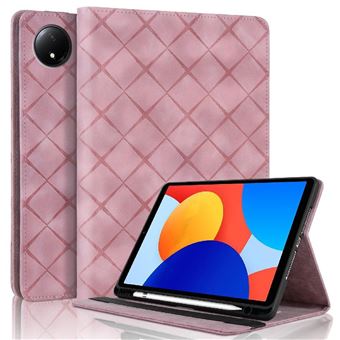 Capa de luxo com aba ZURSANA para Xiaomi Redmi Pad SE 8.7'' | Suporte para caneta stylus | Rosa Dourado - 1