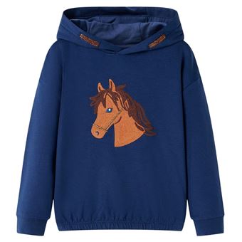 Sweatshirt para criança | vidaXL | azul-marinho 92 | 1,5 a 2 anos - 1