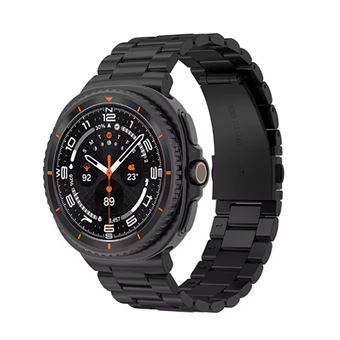 Bracelete Aço Stainless Lux + Ferramenta Phonecare para Samsung Galaxy Watch8 Classic - 46mm Bluetooth + 4G | Preto - 1