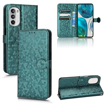 Capa FOXDOCK para Motorola Moto G52 4G/G82/G71S | Fecho Magnético | TPU Macio | Compartimentos para Cartões | Verde - 1