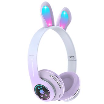 Auscultadores Rabbit Ear Bluetooth Skyhe PM-08 - Roxo - 1