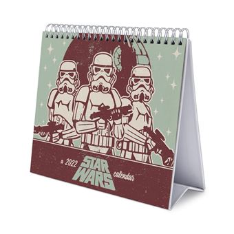 Calendário de Secretária Deluxe 2022 Erik Editores Star Wars Classic - 1