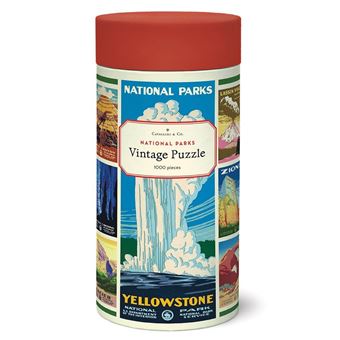 Puzzle Cavallini | 1000 Peças | 55x70cm | National Parks Posters - 1