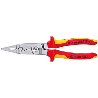 Alicates de Pontas Compridas Knipex 13 86 200 | Laranja, Vermelho - 1