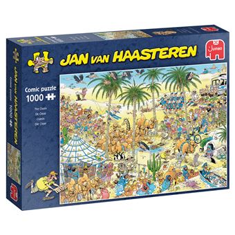 Puzzle Jumbo Jan van Haasteren Banda Desenhada The Oasis 1000 Peças - 1