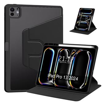 Capa TUMUNDOSMARTPHONE | giratória | Smart Cover | para Apple iPad Pro 2024 de 13" M4 | Preto - 1