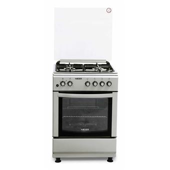 Fogão Haeger GC-SS6.009A | 60 cm | 4 Zonas | A | Aço inoxidável - 1