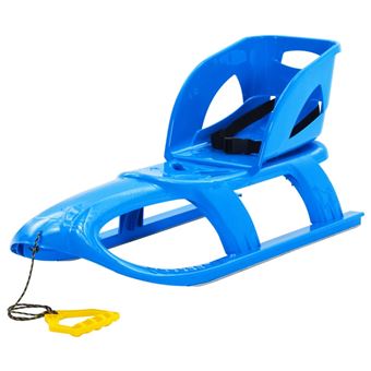Trenó vidaXL com assento 102,5x40x23 cm polipropileno azul - 1
