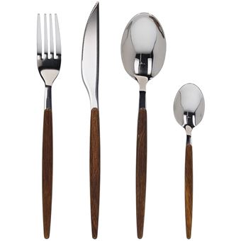 Faqueiro Tognana Porcellane R7799246026 | Aço inoxidável, Madeira - 1