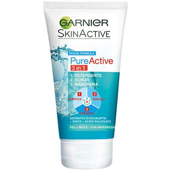 Gel de Limpeza Facial Garnier Pure Active 3 In 1 - 1