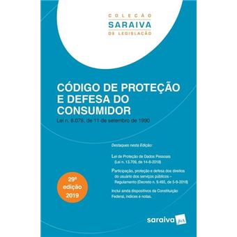 Coleção Saraiva de Legislação - Código de Proteção e Defesa do Consumidor - 1